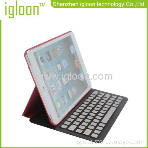 Super Thin Bluetooth Keyboard Case For Ipad Mini Red